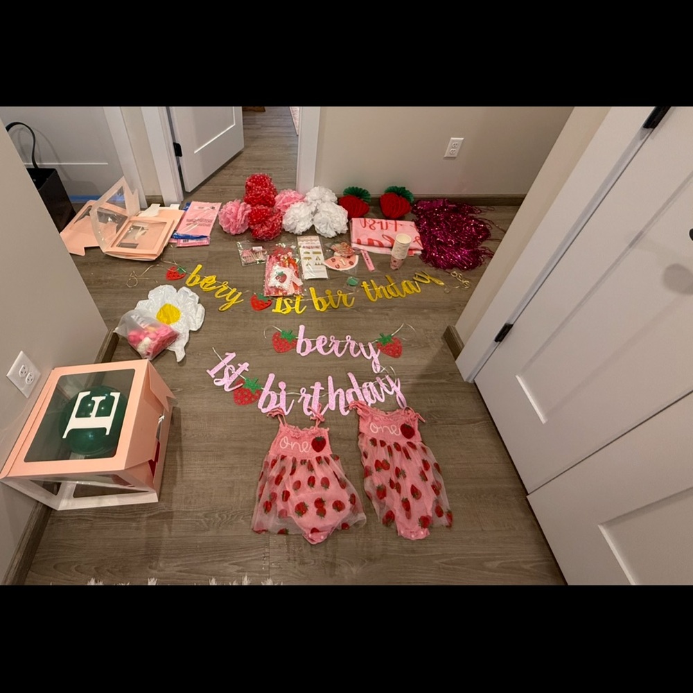 Berry-Themed Kids Birthday Decorations